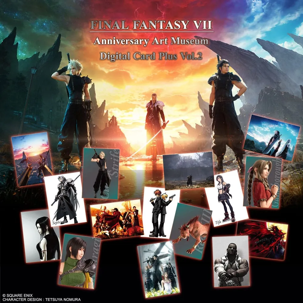 Final Fantasy VII TCG Anniversary Art Museum Digital Card Plus Vol. 2 English - 1 Booster Box (20 Boosters)